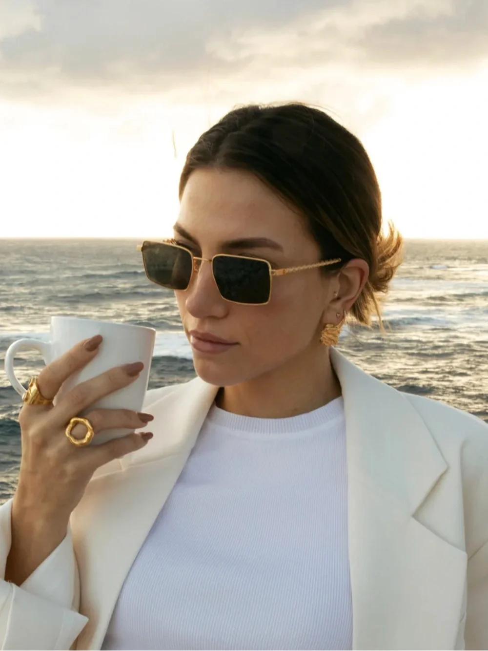 Lello X Aureum Black Truffle Sunglasses